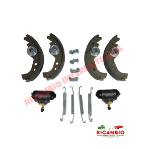 Kit Freno Delantero (Zapatas,Cilindros,Muelles,Guarniciones) - Fiat 600